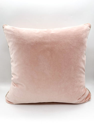 pillow, plush, pink, velvety, contrast piping, lamps, lamps store, lighting store, Dallas lampshade store, Dallas lamps, interior design Dallas, lampshade store, lampshades Dallas, interior decorating
