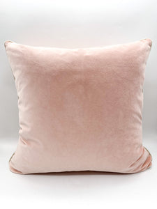 pillow, plush, pink, velvety, contrast piping, lamps, lamps store, lighting store, Dallas lampshade store, Dallas lamps, interior design Dallas, lampshade store, lampshades Dallas, interior decorating
