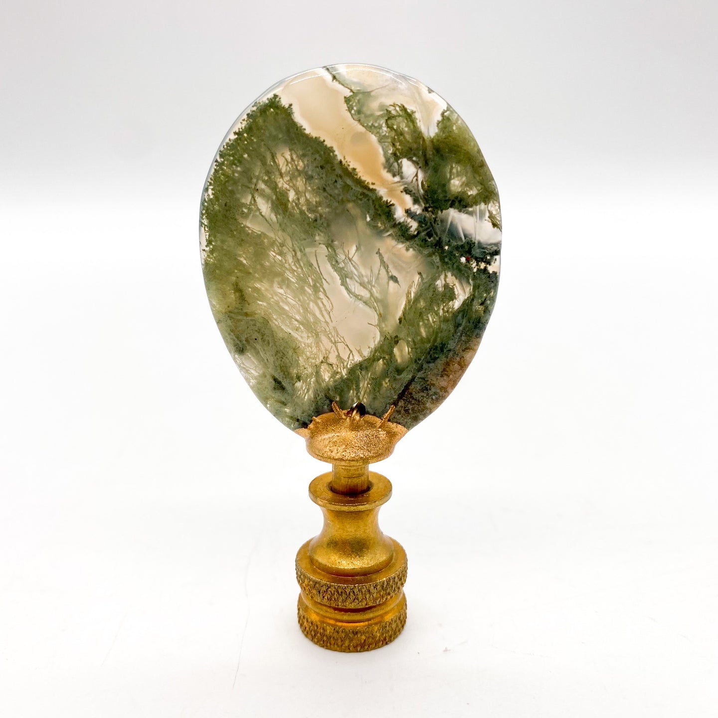 lamps, lamps store, lighting store, Dallas lampshade store, Dallas lamps, interior design Dallas, lampshade store, lampshades Dallas, lamp finial, finials, cabochon finial, green finial, mineral finial