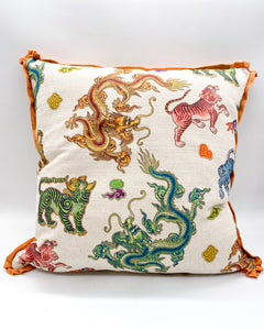 Majestic Dragons 22" x 22" Pillow