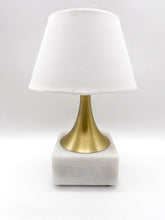 Load image into Gallery viewer, Marble Base 12" Rechargeable Lamp