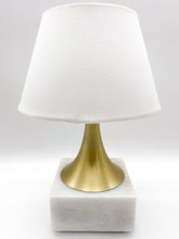 Load image into Gallery viewer, Marble Base 12" Rechargeable Lamp