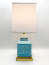 Load image into Gallery viewer, Menderes Accent Lamp - 22" tall - blue