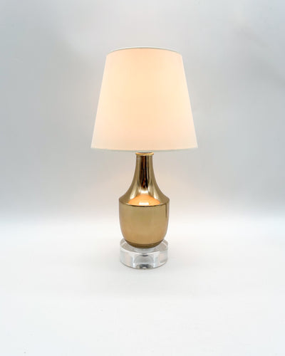 Minature Gold Plated Bookshelf Lamp -12