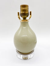 Load image into Gallery viewer, Miniature Craquelure Light Dijon Single Gourd Lamp