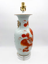 Load image into Gallery viewer, Phu Lion Fish Tail Vase Lamp