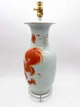 Load image into Gallery viewer, Phu Lion Fish Tail Vase Lamp