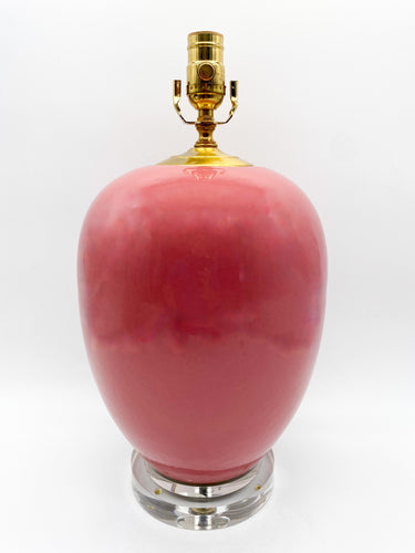Pink Melon Jar Lamp