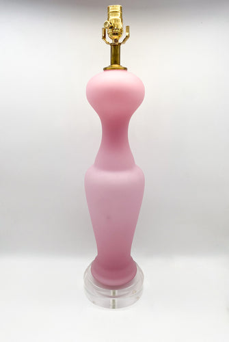 Pink Murano Vintage Lamp