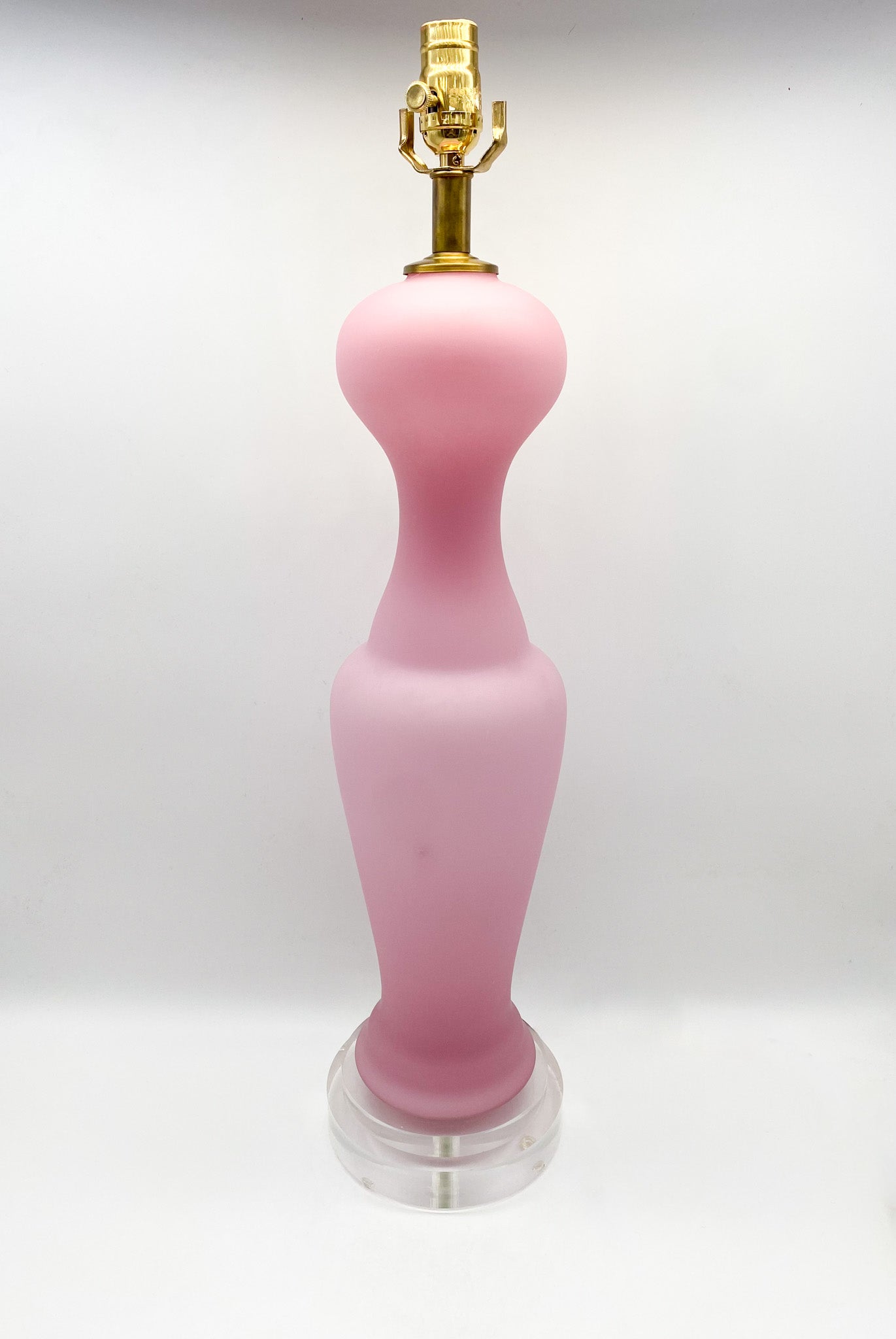 Pink Murano Vintage Lamp