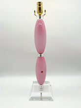 Load image into Gallery viewer, Pink Stacked Murano Glass Lamp