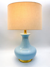 Load image into Gallery viewer, Quinn Table Lamp, Light Blue, 22-3/4&quot;