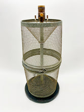 Load image into Gallery viewer, Repurposed Vintage Minnowtrap Lakehouse Lamp