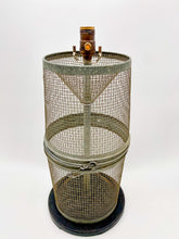 Load image into Gallery viewer, Repurposed Vintage Minnowtrap Lakehouse Lamp