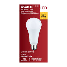 Load image into Gallery viewer, LED THREE WAY 50/100/150 (5/14/20W) 3000K BULB