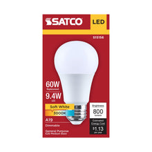 Load image into Gallery viewer, 9.4W (60W Replacement) LED 3000K Bulb