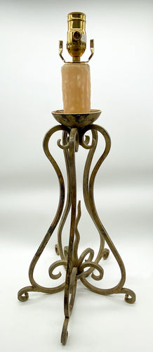 Scrolled Iron Custom Table Lamp