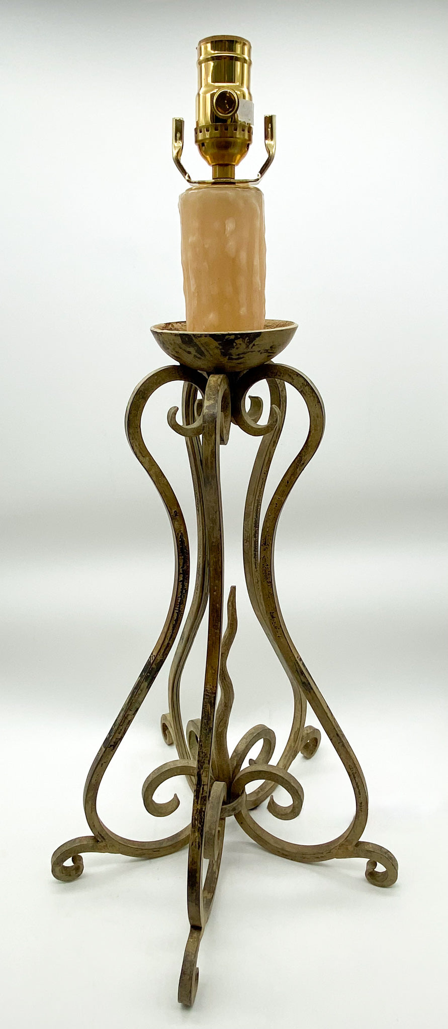 Scrolled Iron Custom Table Lamp