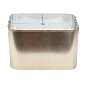 silver rectangle lampshade, silver lampshade, silver shade, lampshades, lampshade store, lampshade store dallas texas, shade store dallas
