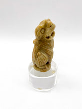 Load image into Gallery viewer, Small Carved Soapstone Fou Dog on Acrylic Base