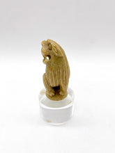 Load image into Gallery viewer, Small Carved Soapstone Fou Dog on Acrylic Base