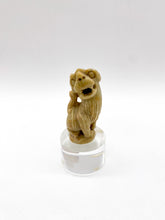 Load image into Gallery viewer, Small Carved Soapstone Fou Dog on Acrylic Base