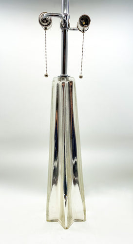 Star Shaped Venetian Glass Lamp