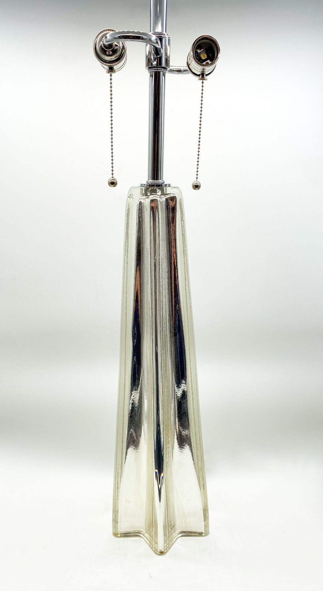 Star Shaped Venetian Glass Lamp