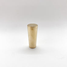 Load image into Gallery viewer, brass finial, solid brass finial, unfinished brass finial, modern finial, contemporary finial, cast brass finial, lampshade top, lampshader topper, lampshade finisher, lamp topper, lamp finisher, finial, finials