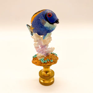 finial, finials, fish finial, tropical finial, Dallas lampshade, Dallas lamps, lamp store Dallas, lamp boutique
