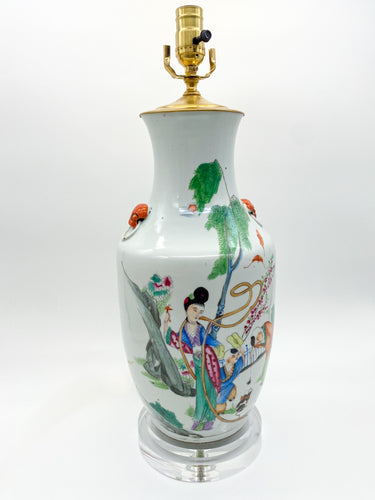 Vintage Chinese Porcelain Table Lamp