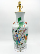 Load image into Gallery viewer, Vintage Chinese Porcelain Table Lamp
