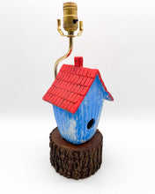 Load image into Gallery viewer, Vintage Ceramic Birdhouse Lamp, 13.5&quot; to socket