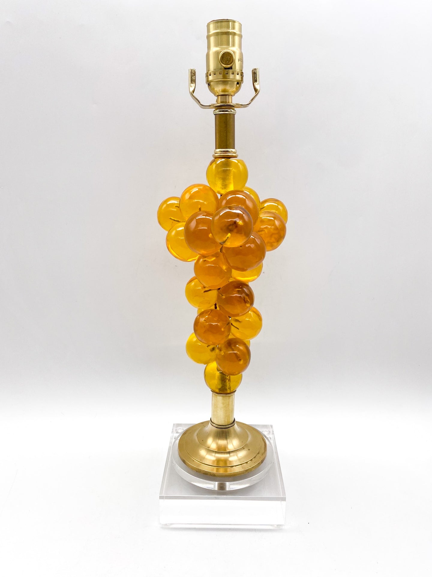 Vintage Grape Cluster Lamp, ~26