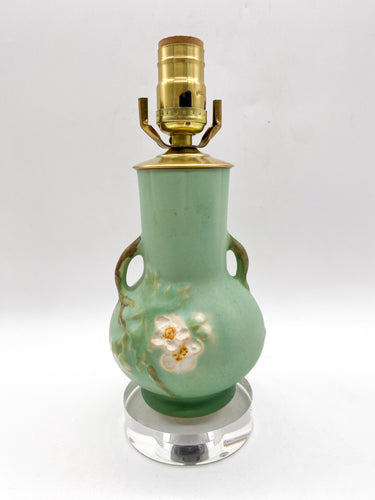 Dallas lamps, lamp store Dallas, lampshade Dallas, green lamp, little green lamp, miniature lamp, glass lamp, vintage lamp, antique lamp, mint green lamp