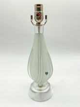 Load image into Gallery viewer, Vintage White Murano Lamp
