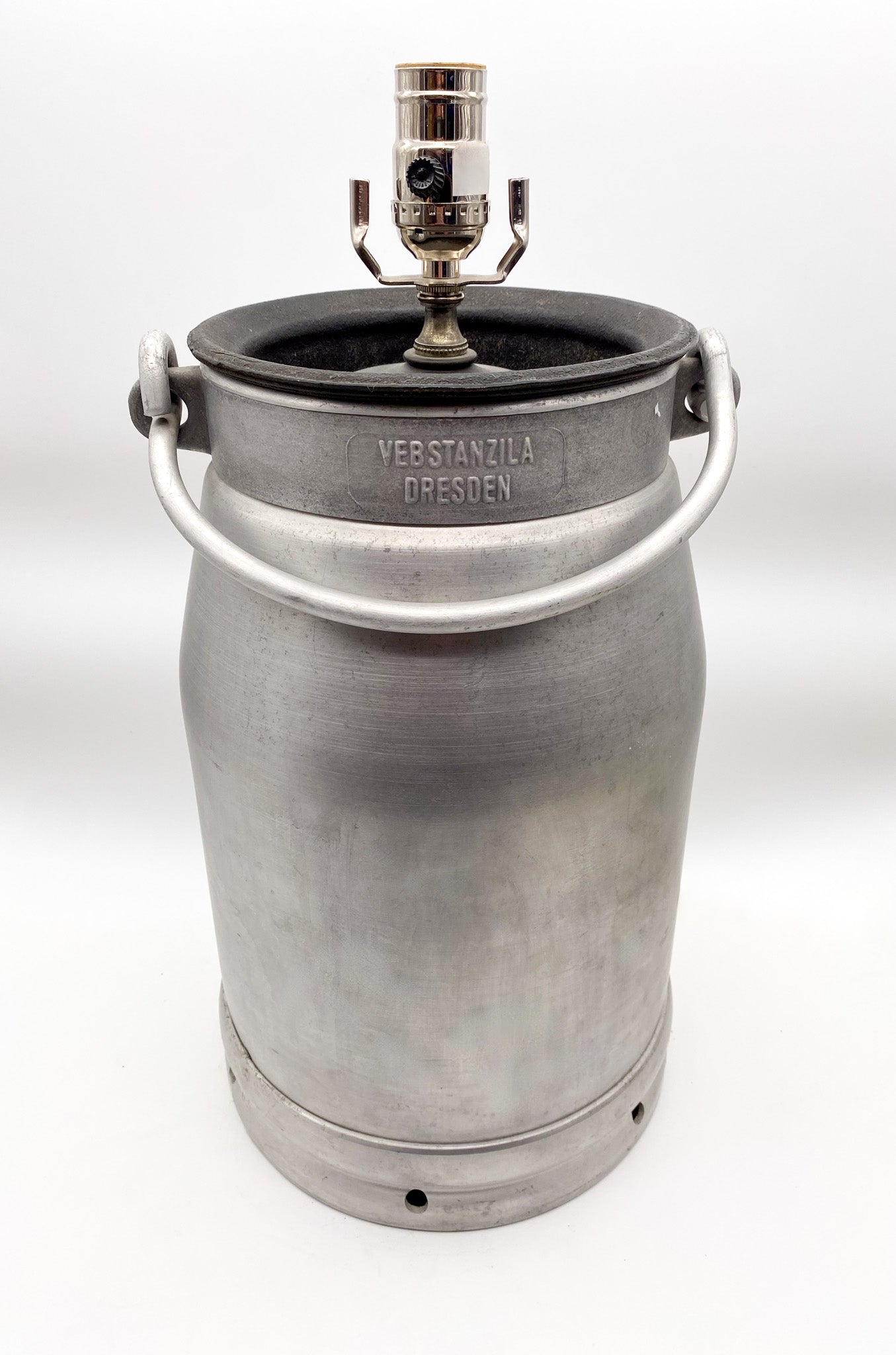 Vintage Milk Can Lamp