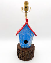 Load image into Gallery viewer, Vintage Ceramic Birdhouse Lamp, 13.5&quot; to socket