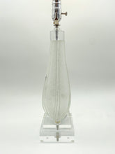 Load image into Gallery viewer, Vintage White Murano Lamp