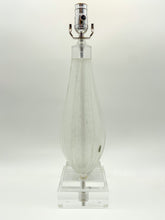 Load image into Gallery viewer, Vintage White Murano Lamp