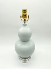 Load image into Gallery viewer, White Double Gourd Table Lamp