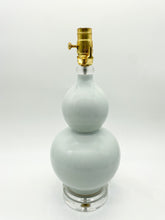 Load image into Gallery viewer, White Double Gourd Table Lamp