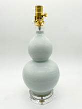 Load image into Gallery viewer, White Double Gourd Table Lamp