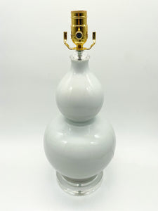 White Ceramic Double Gourd Lamp