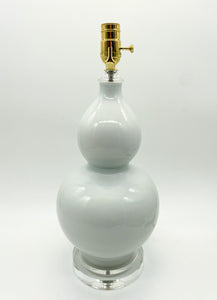 White Ceramic Double Gourd Lamp
