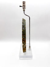 Load image into Gallery viewer, Grey/White Agate Slab Lamp, ~28&quot;