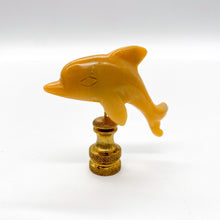 Load image into Gallery viewer, Yellow Jasper Dolphin Finial, 2-1/4&quot;