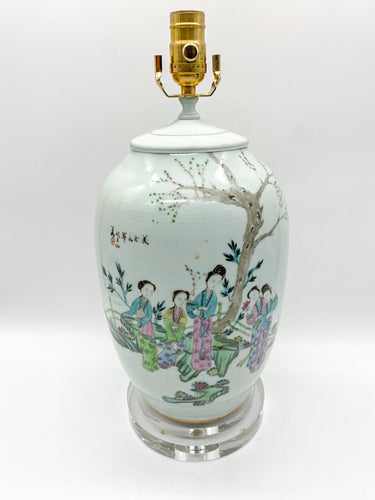 Ladies in Flower Garden Lamp