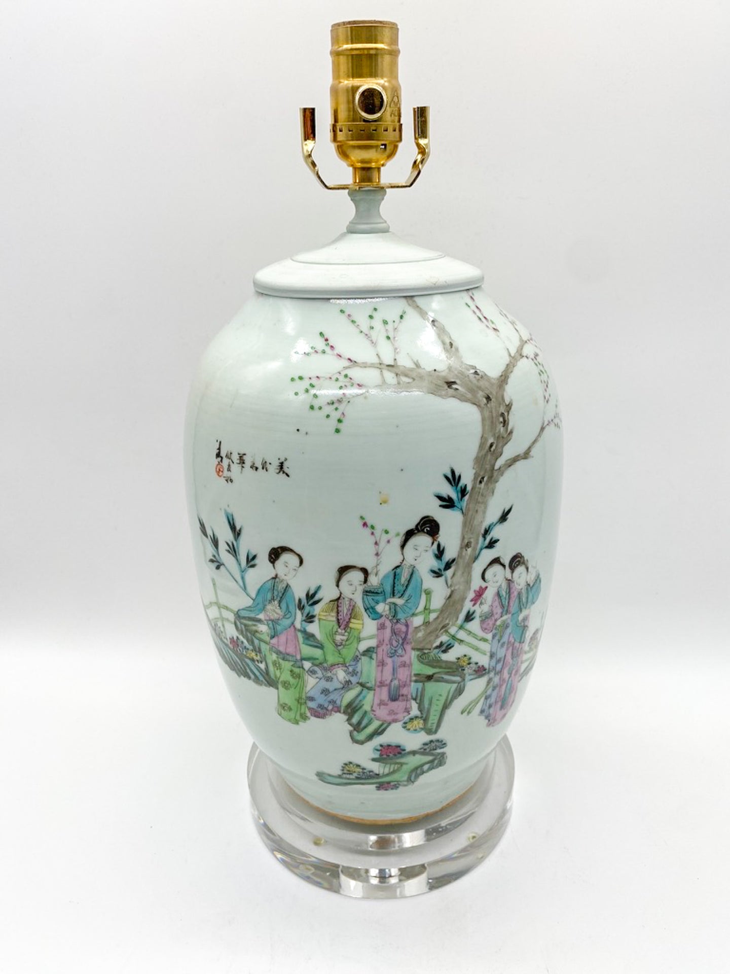 Ladies in Flower Garden Lamp