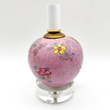 Load image into Gallery viewer, Petit Antique Chinese Rose Pink Ginger Jar - 10-3/4" height with shade